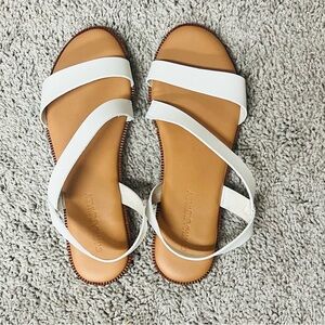White Sandals | Summer Sandals | Size 10 Sandals